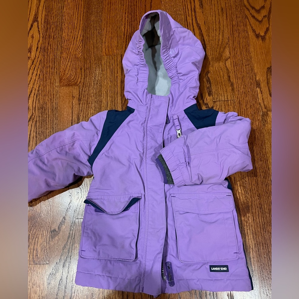 Lands End 3T Winter Squall Parka Jacket